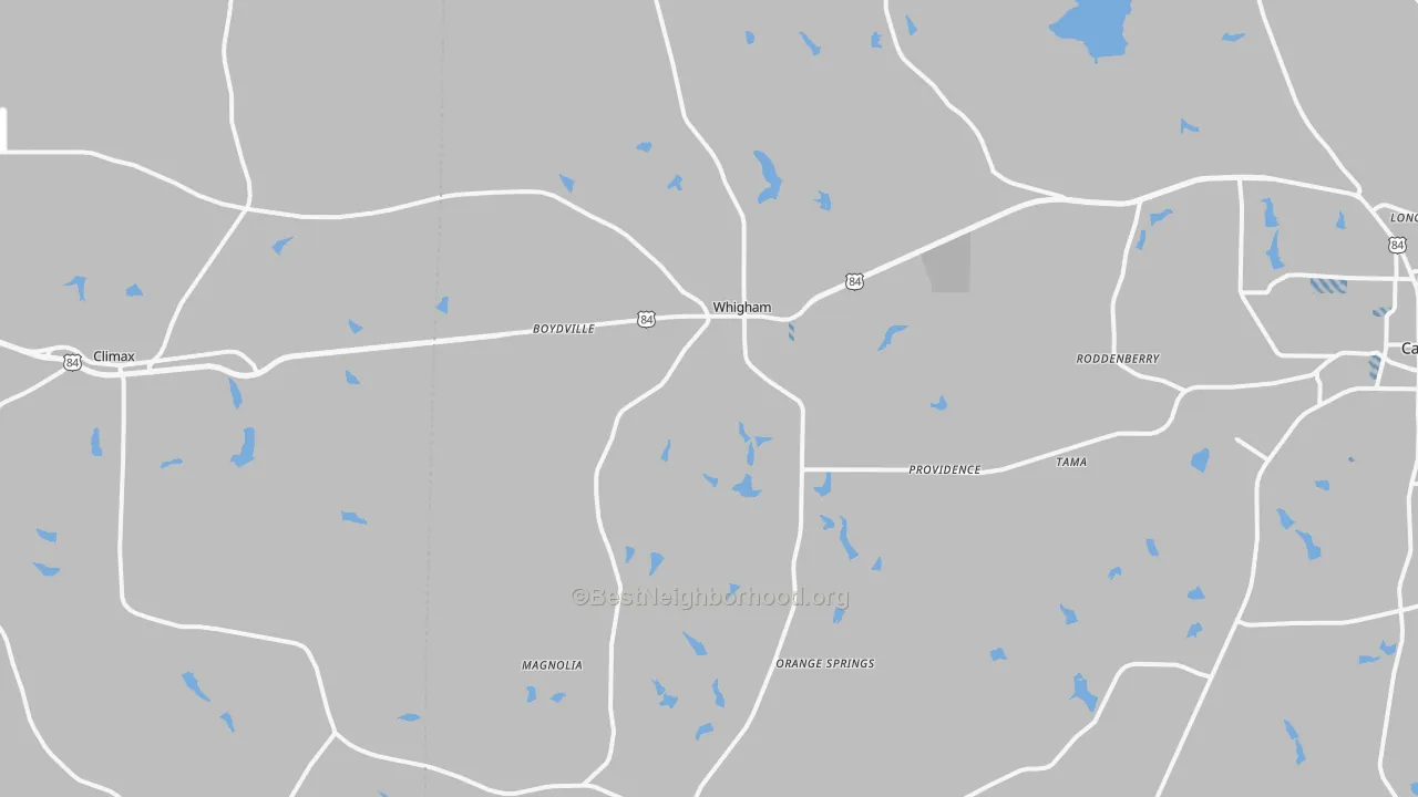 Transit Grade map of Whigham, GA