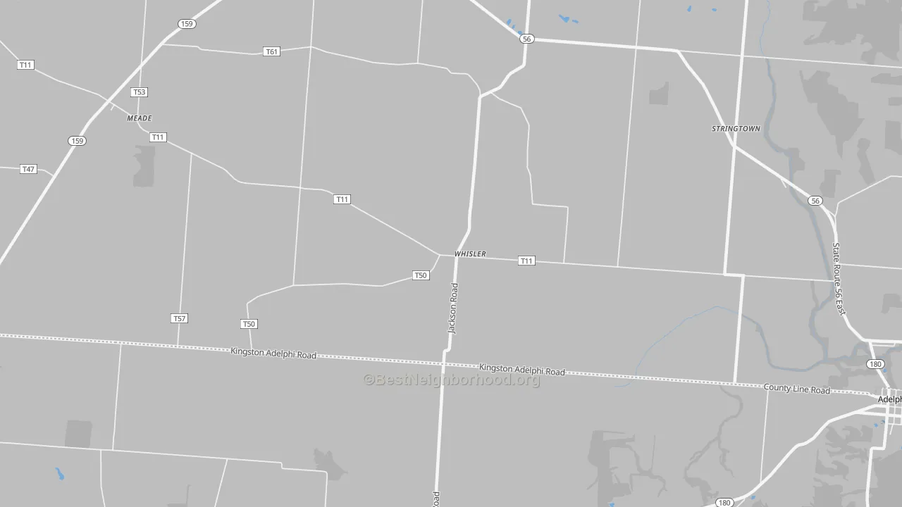 Transit Grade map of Whisler, OH