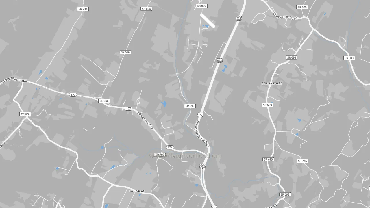 Transit Grade map of Whitacre, VA