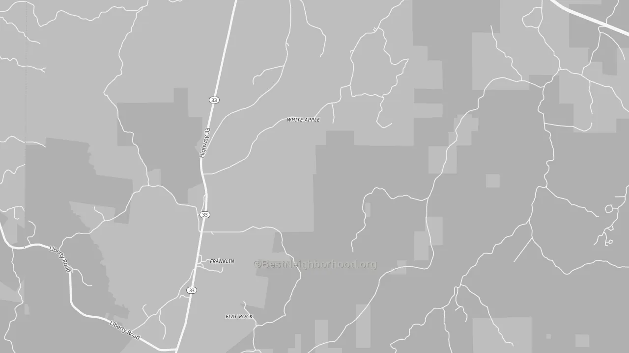 Transit Grade map of White Apple, MS