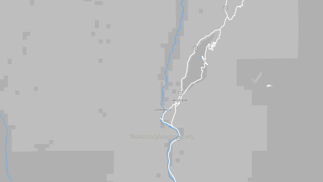 Transit Grade map of White Bird, ID