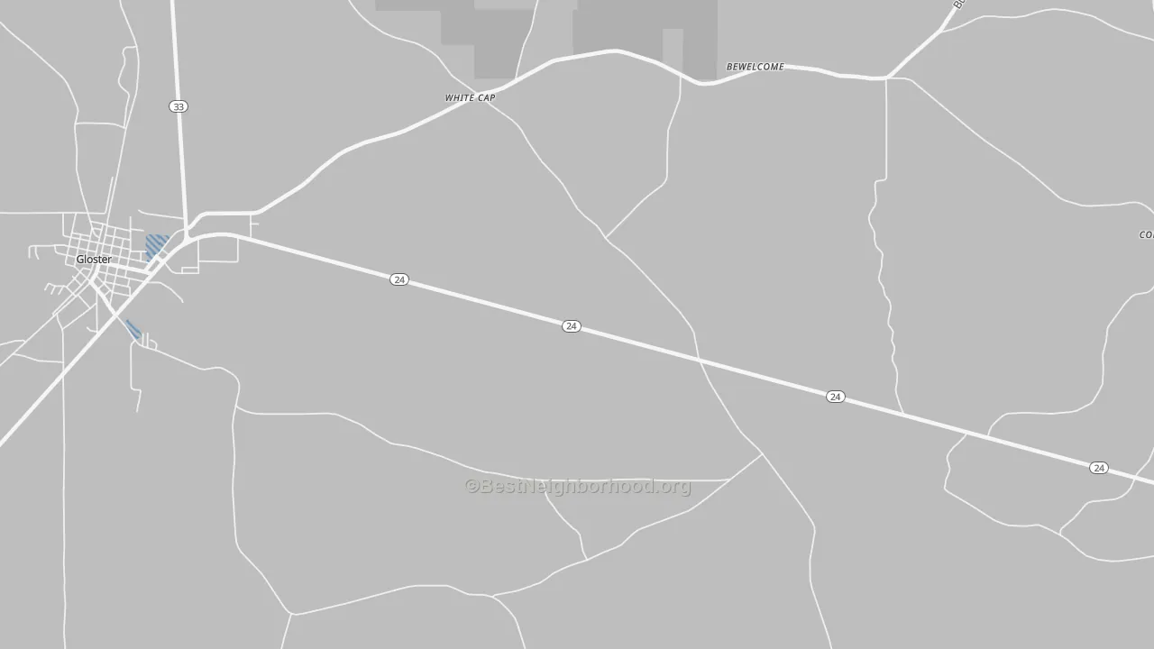 Transit Grade map of White Cap, MS