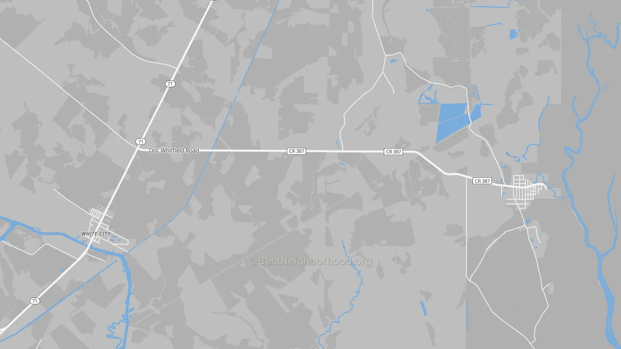 Transit Grade map of White City, FL