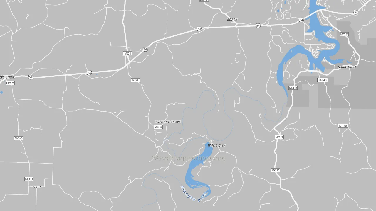 Transit Grade map of White City, MO