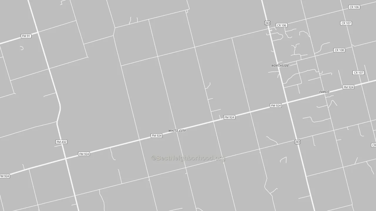 Transit Grade map of White City, TX