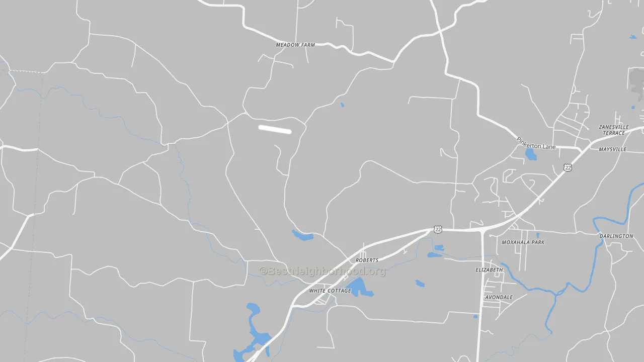 Transit Grade map of White Cottage, OH