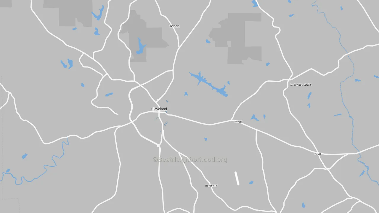 Transit Grade map of White County, GA