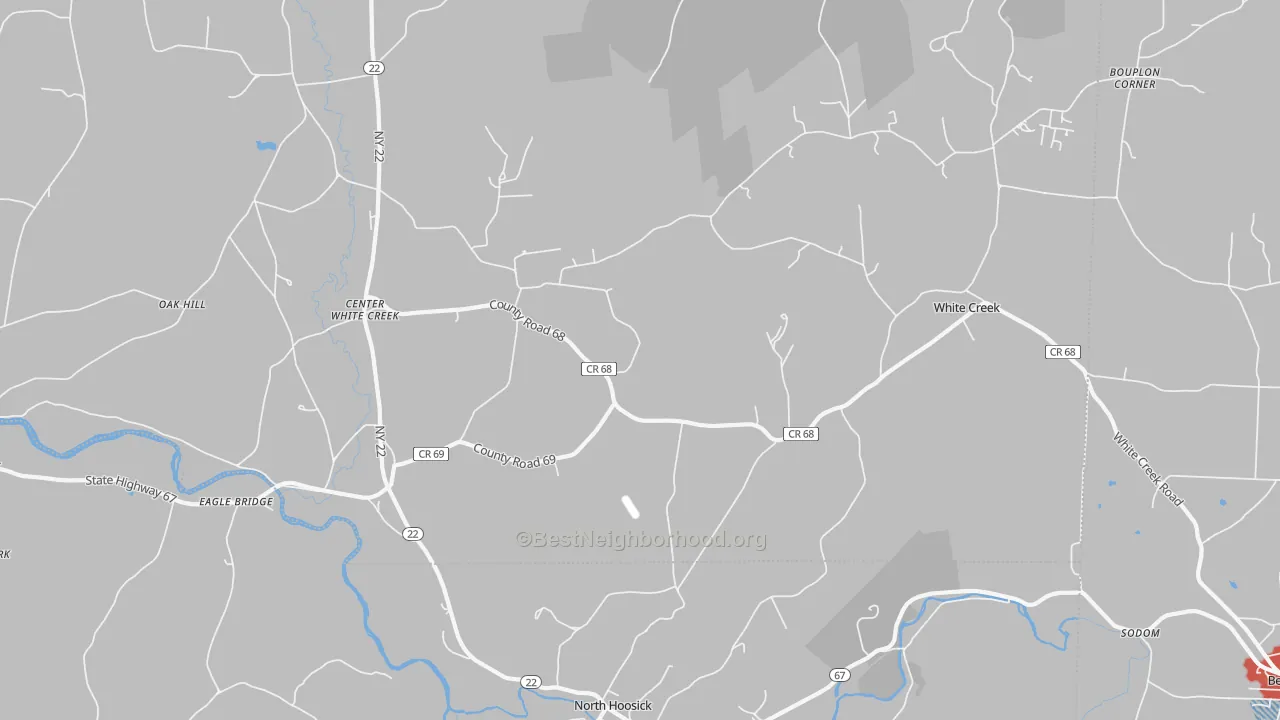 Transit Grade map of White Creek, NY
