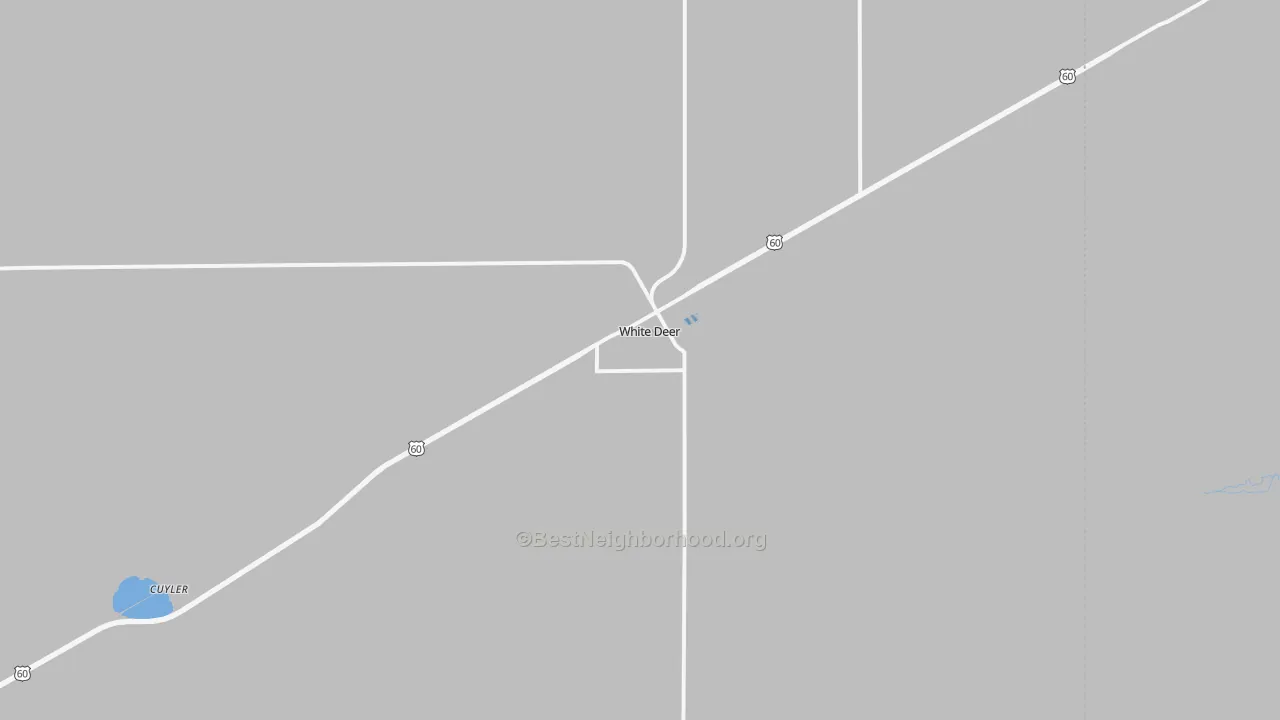 Transit Grade map of White Deer, TX