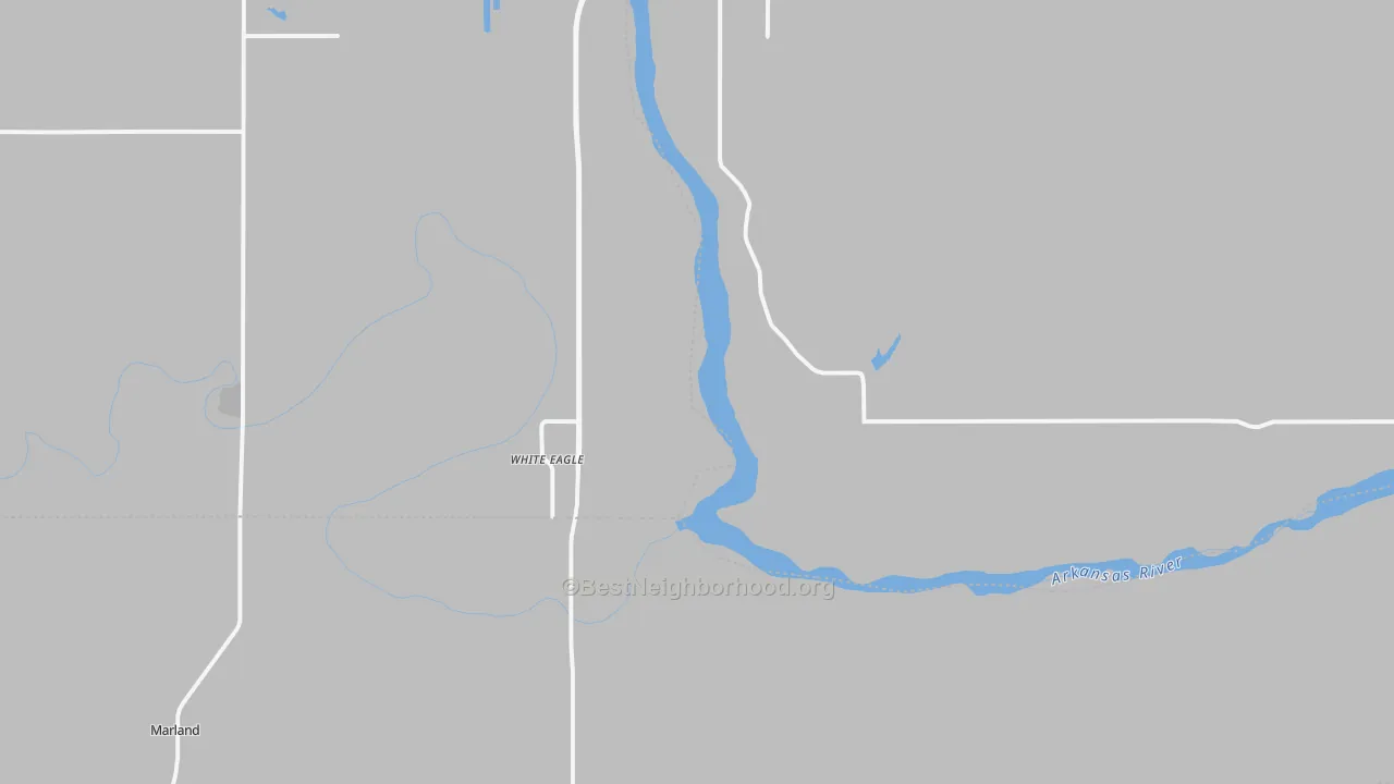 Transit Grade map of White Eagle, OK