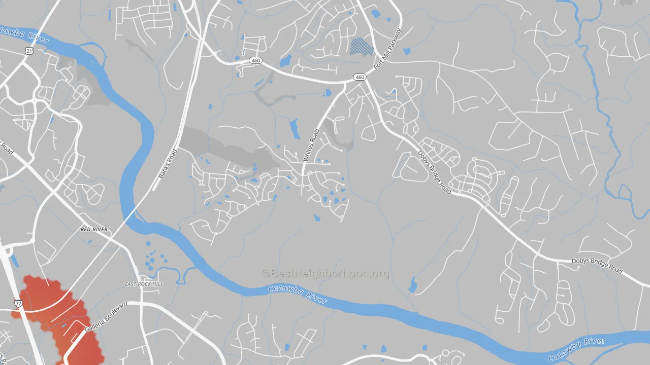 Transit Grade map of White Grove, Fort Mill, SC