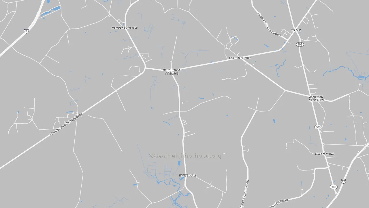 Transit Grade map of White Hall, SC