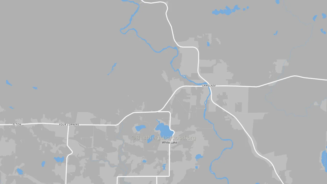 Transit Grade map of White Lake, WI
