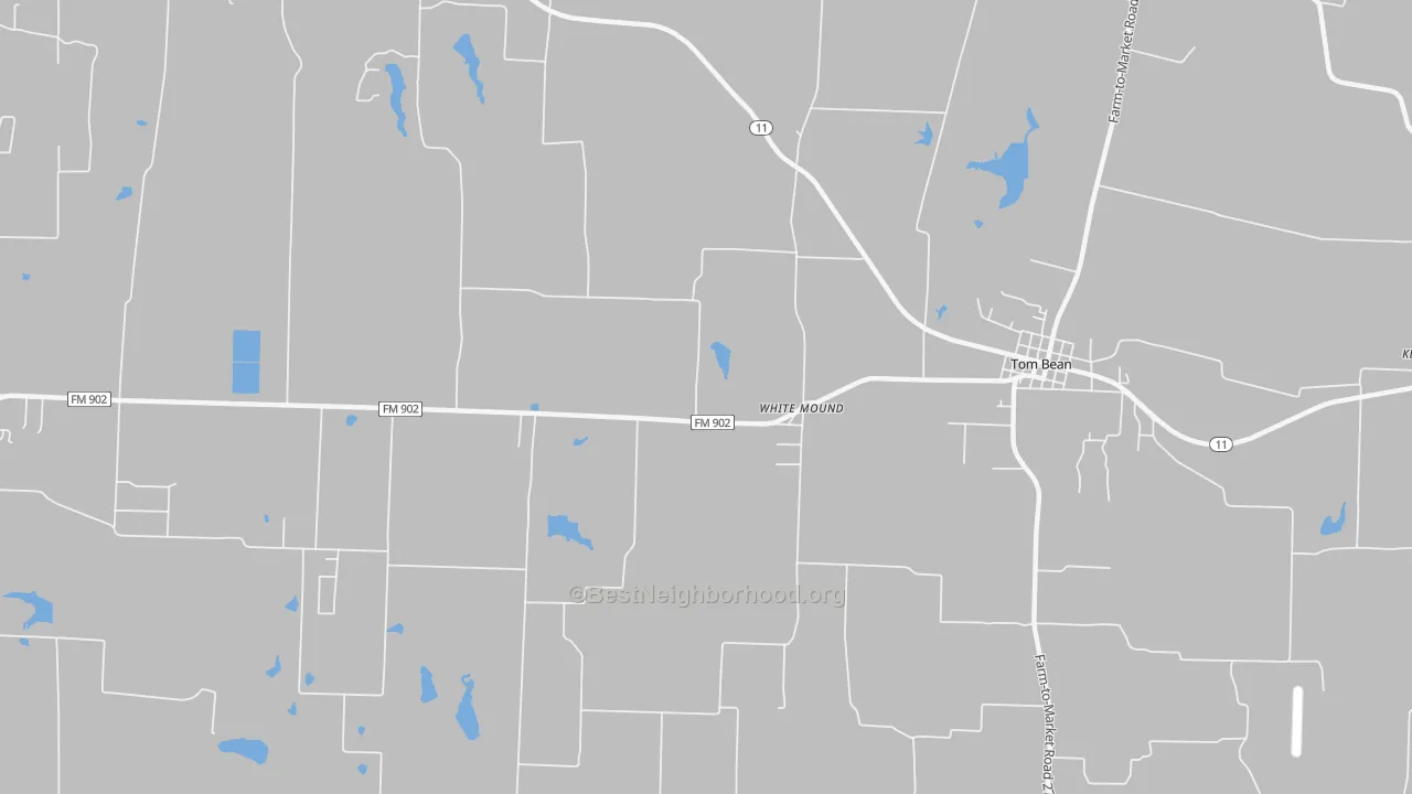 Transit Grade map of White Mound, TX