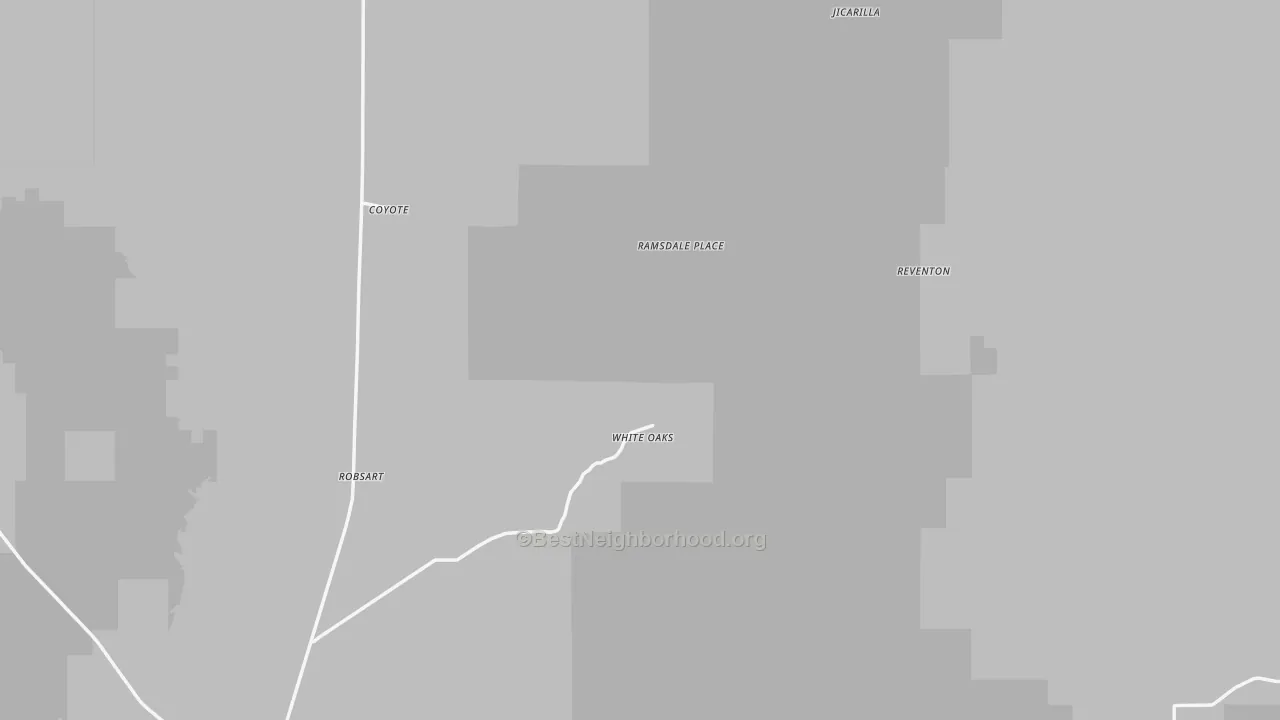 Transit Grade map of White Oaks, NM