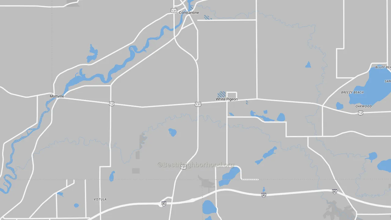Transit Grade map of White Pigeon, MI