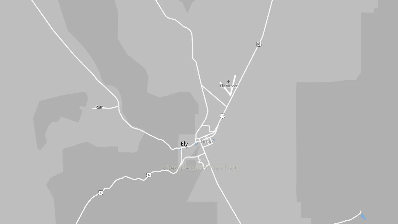 Transit Grade map of White Pine County, NV