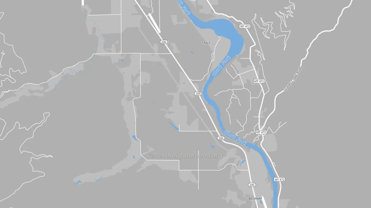 Transit Grade map of White Pine, MT