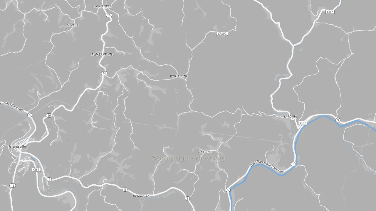 Transit Grade map of White Pine, WV