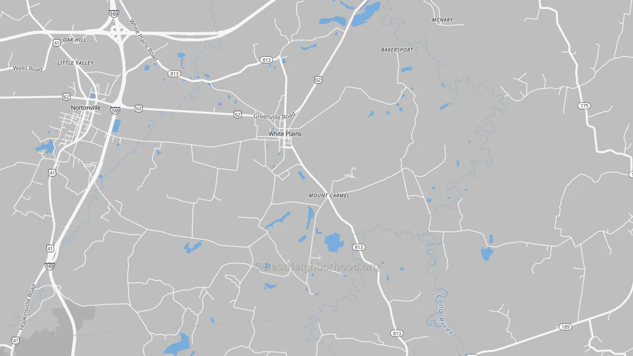 Transit Grade map of White Plains, KY