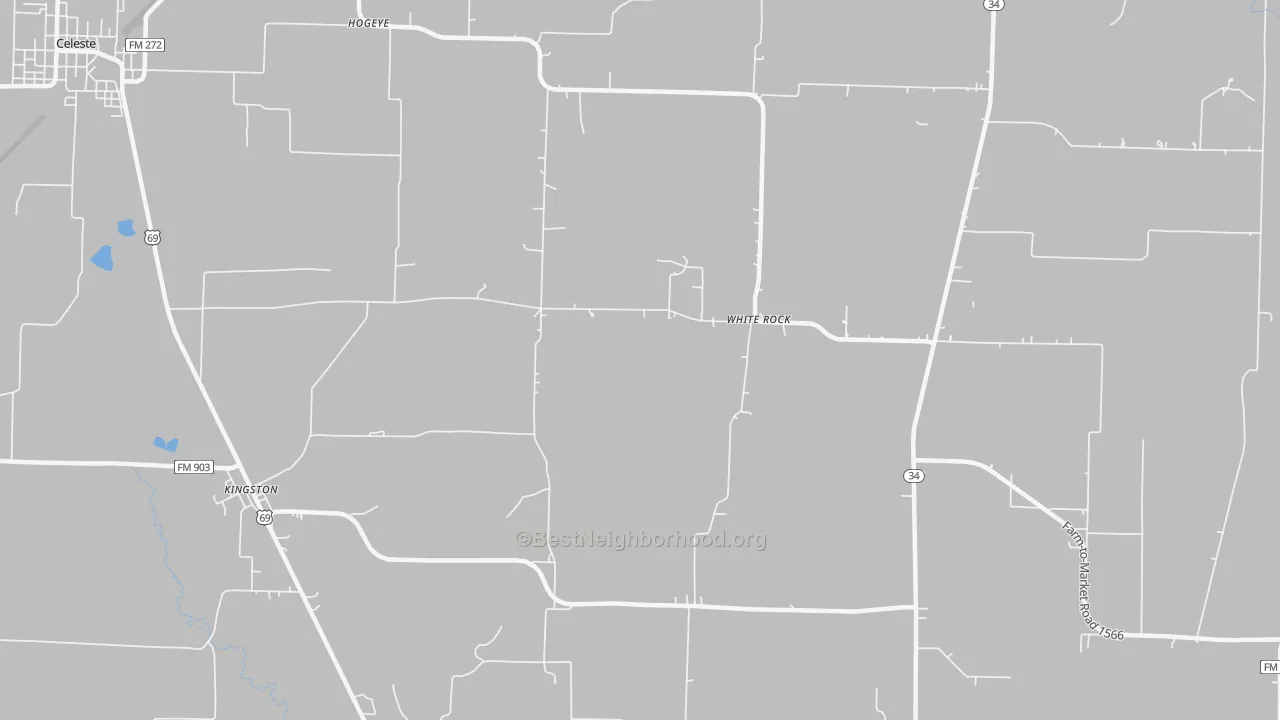 Transit Grade map of White Rock, TX