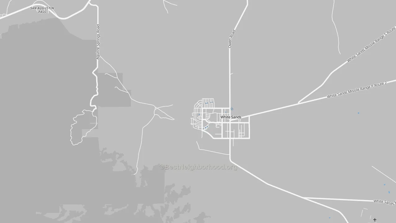 Transit Grade map of White Sands, NM