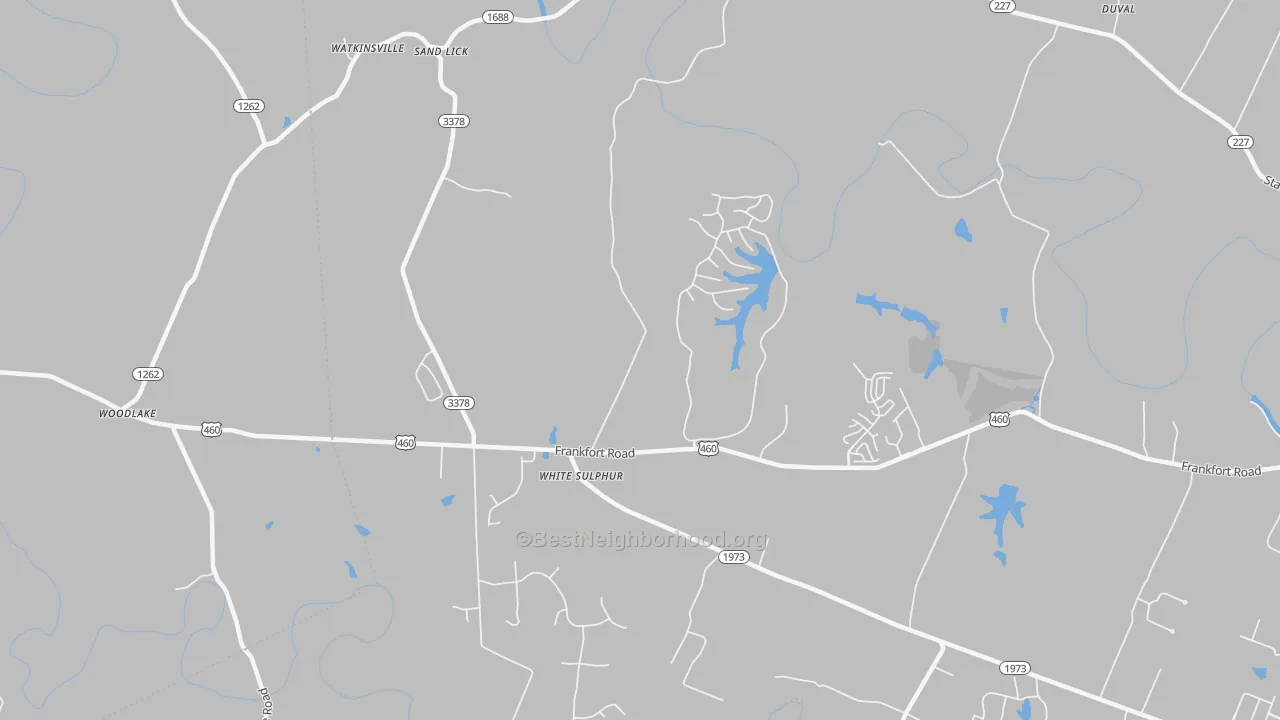 Transit Grade map of White Sulphur, KY