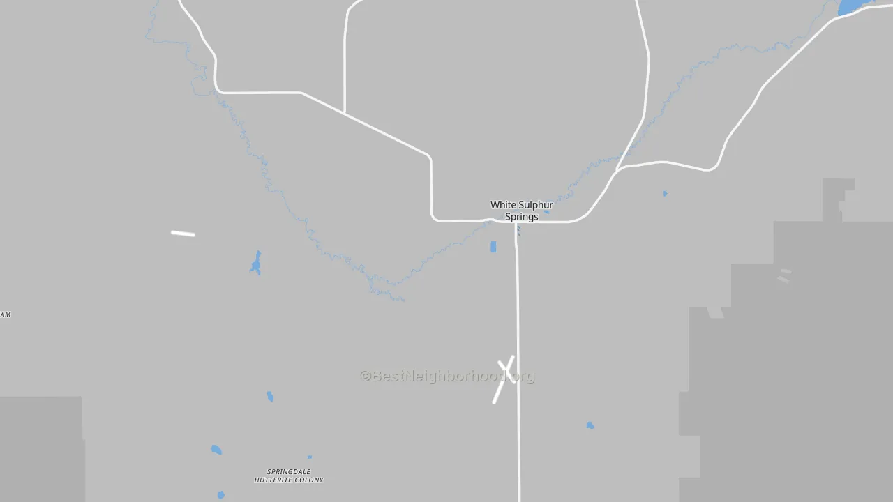 Transit Grade map of White Sulphur Springs, MT
