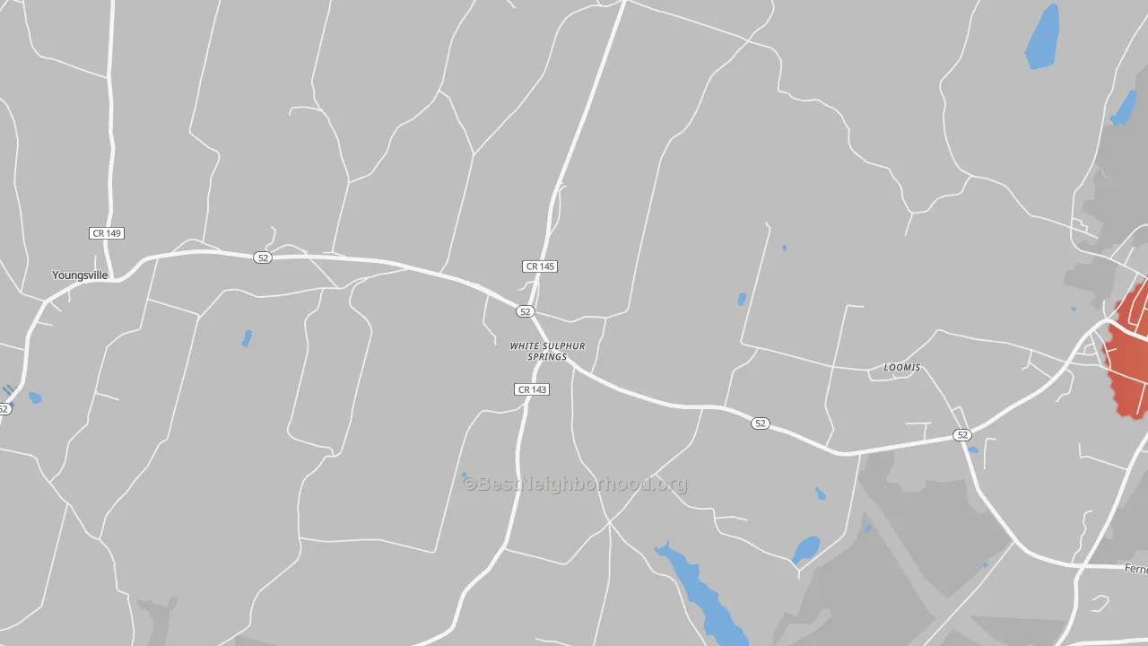 Transit Grade map of White Sulphur Springs, NY