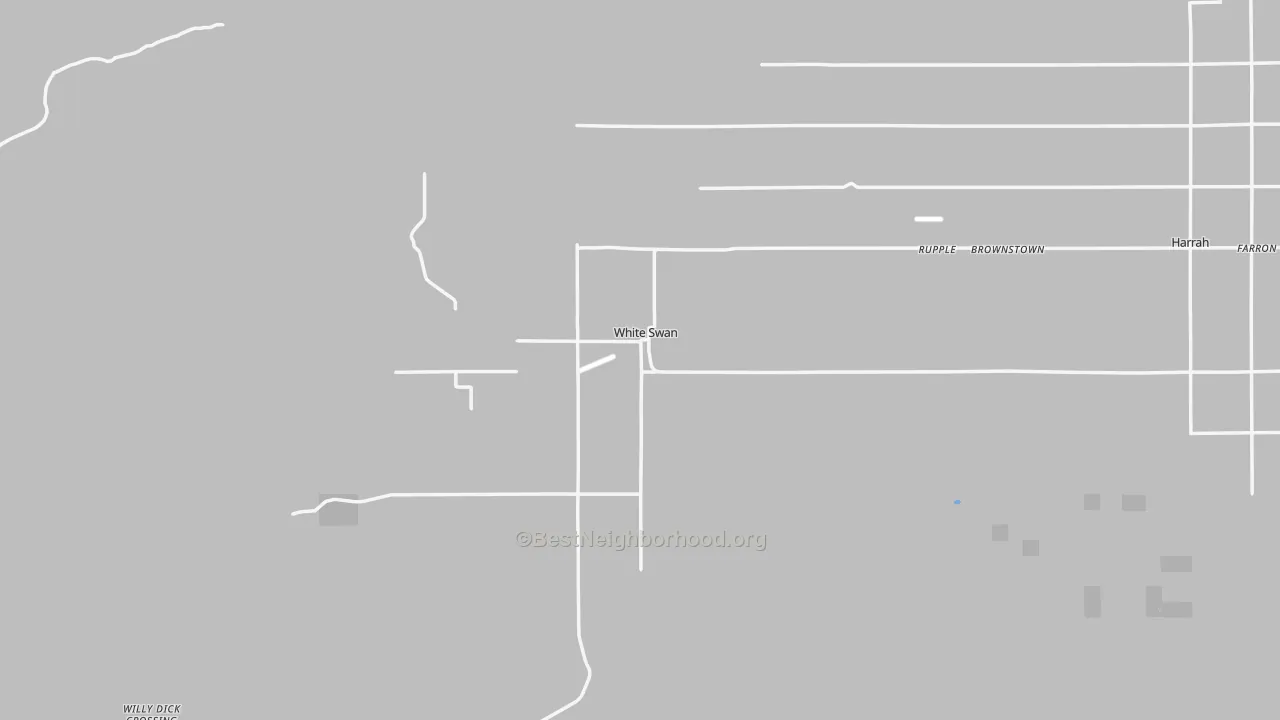 Transit Grade map of White Swan, WA