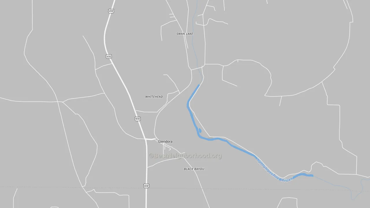Transit Grade map of Whitehead, MS