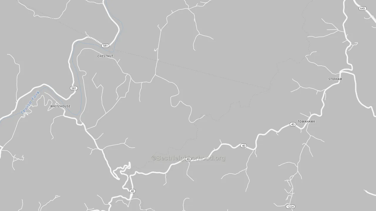 Transit Grade map of Whitehouse, KY