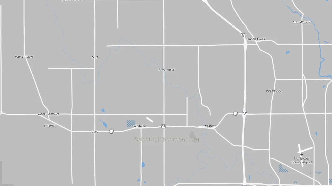 Transit Grade map of Whitelaw, WI
