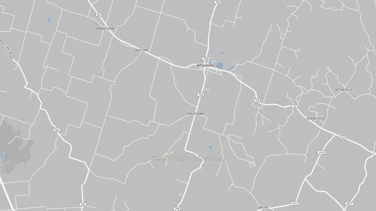 Transit Grade map of Whitesville, KY