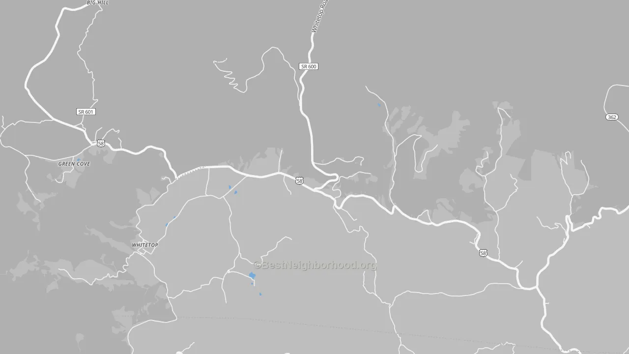 Transit Grade map of Whitetop, VA