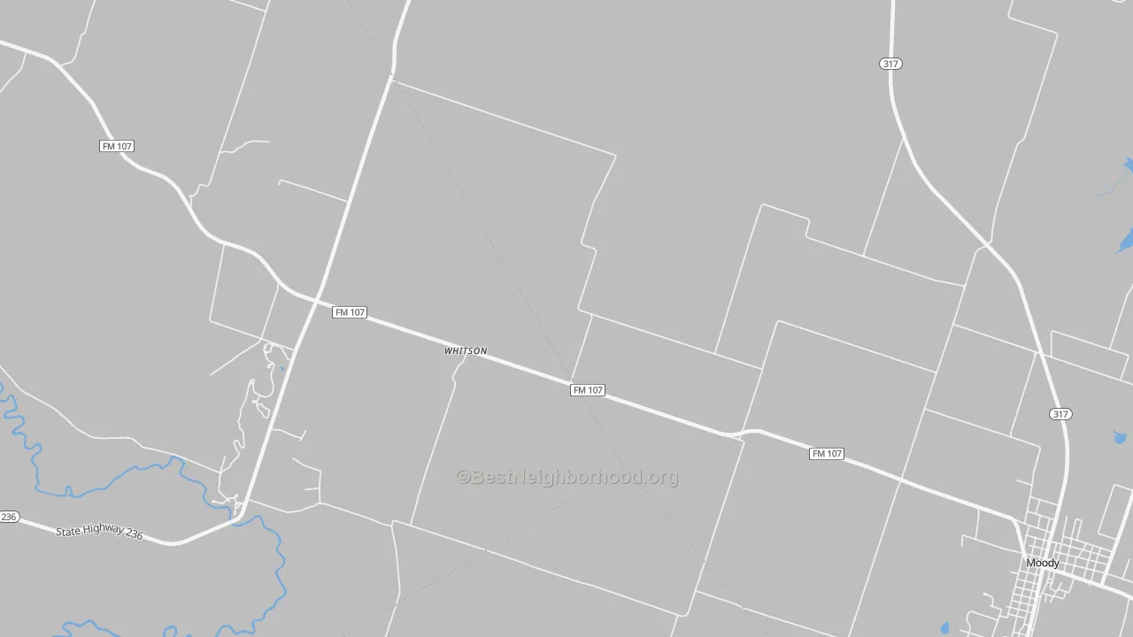 Transit Grade map of Whitson, TX
