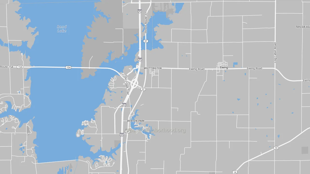 Transit Grade map of Whittington, IL