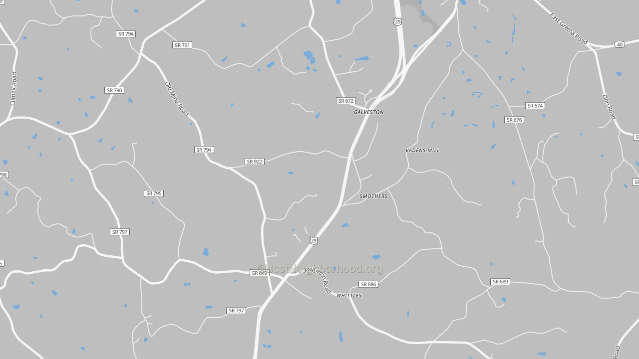 Transit Grade map of Whittle, VA