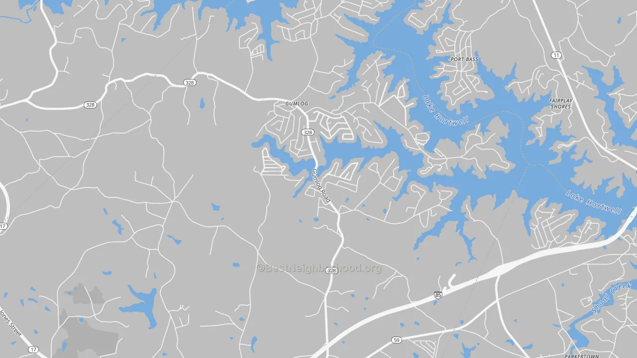 Transit Grade map of Whitworth, GA
