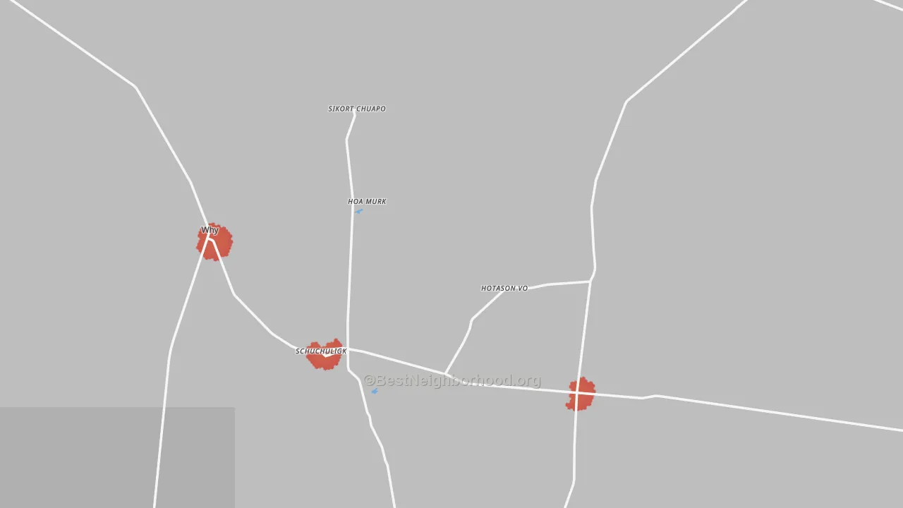 Transit Grade map of Why, AZ