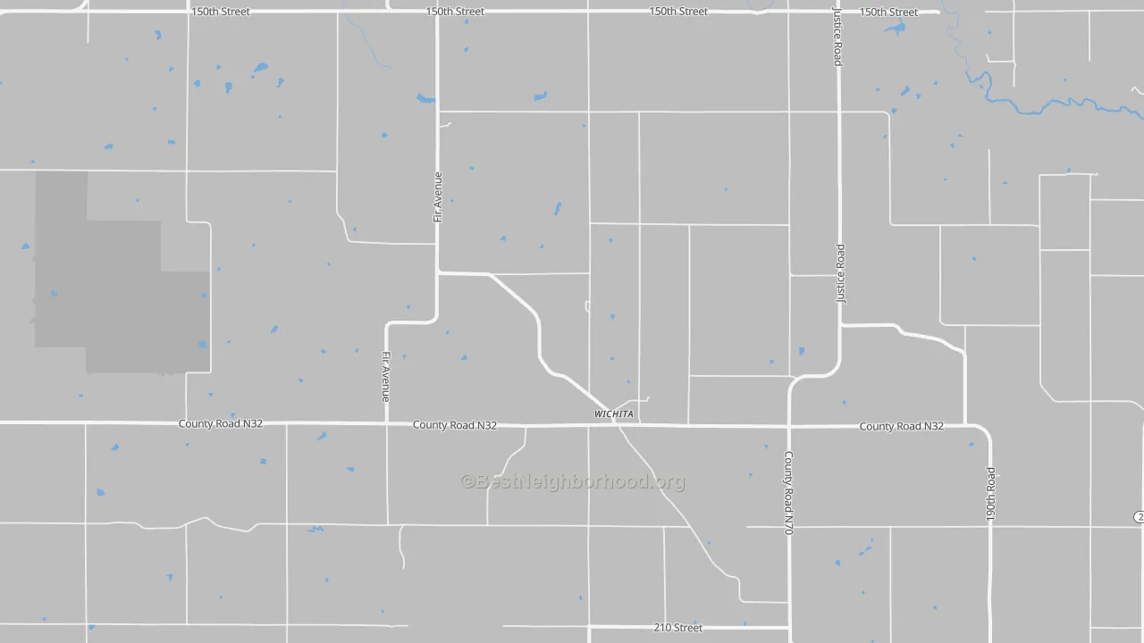 Transit Grade map of Wichita, IA
