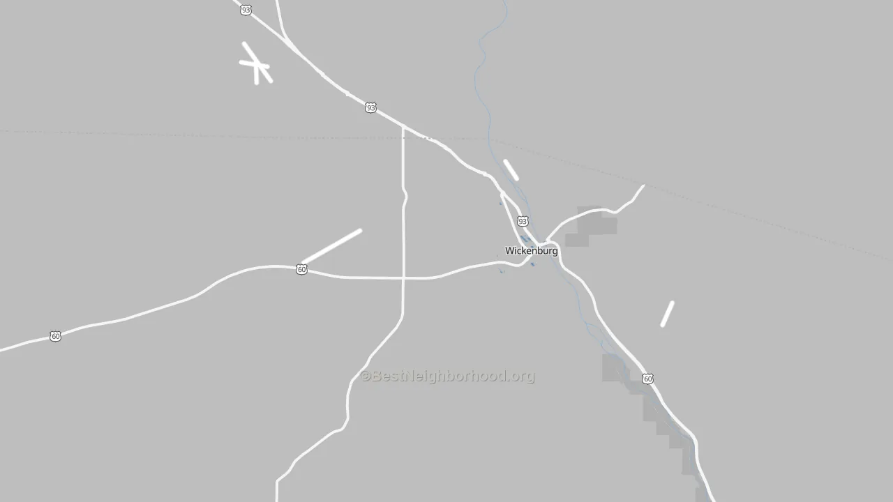 Transit Grade map of Wickenburg, AZ