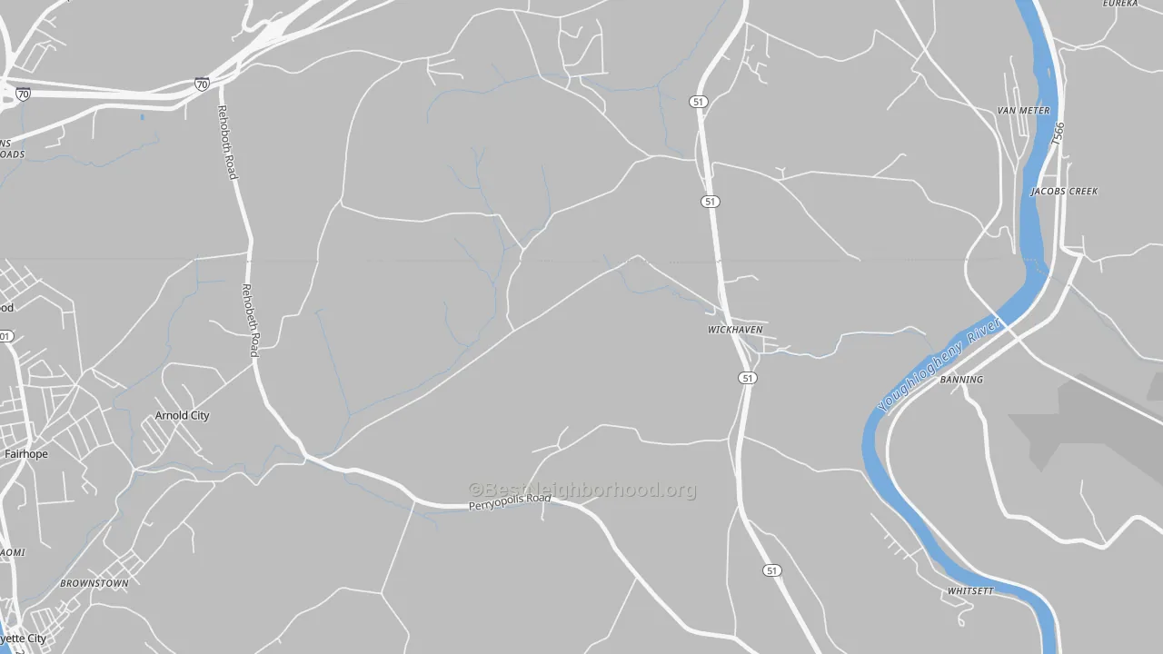 Transit Grade map of Wickhaven, PA