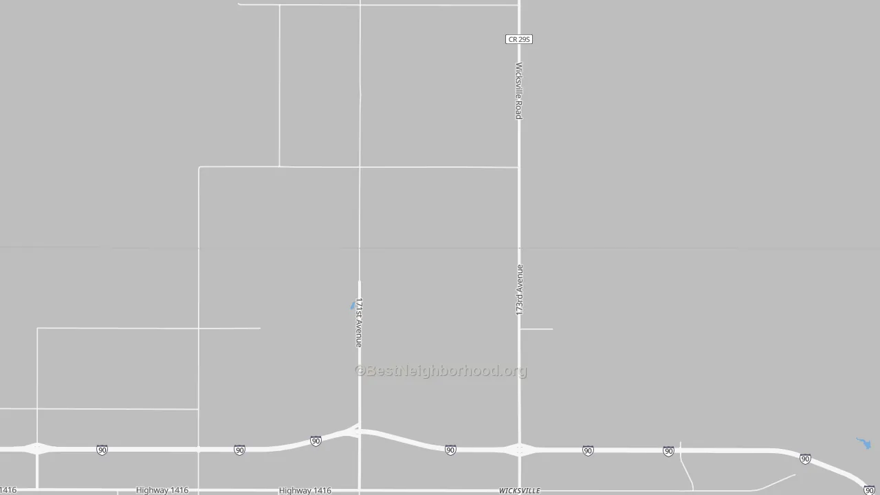 Transit Grade map of Wicksville, SD