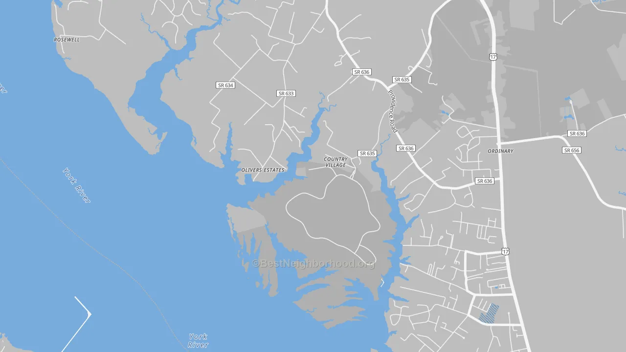 Transit Grade map of Wicomico, VA