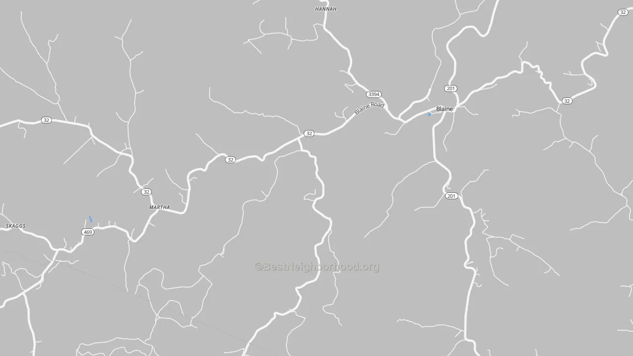 Transit Grade map of Wilbur, KY