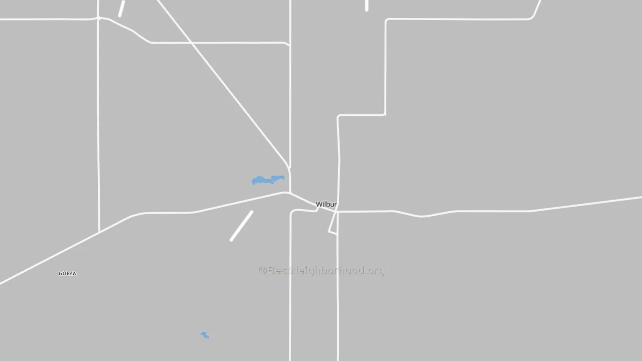 Transit Grade map of Wilbur, WA