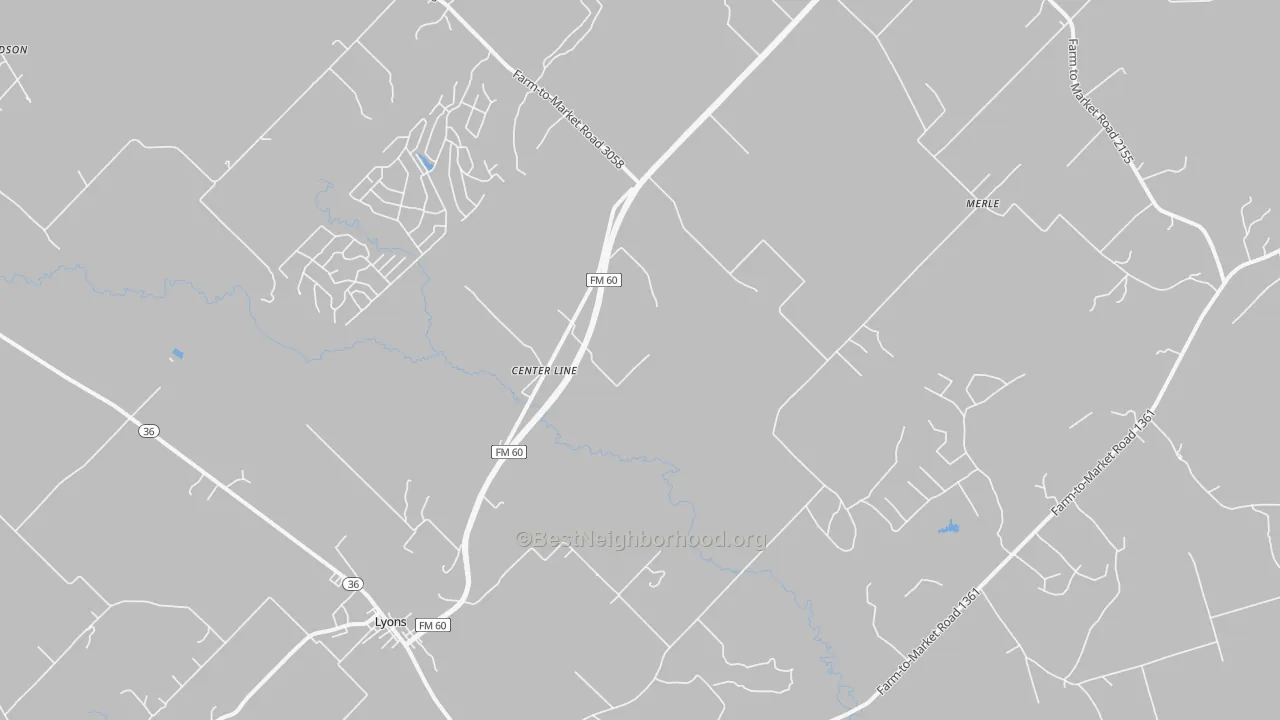 Transit Grade map of Wilcox, TX