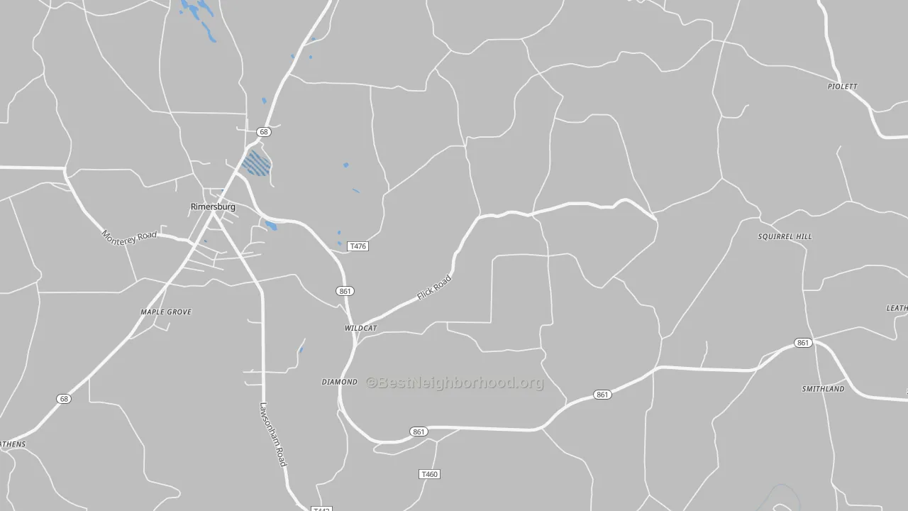 Transit Grade map of Wildcat, PA