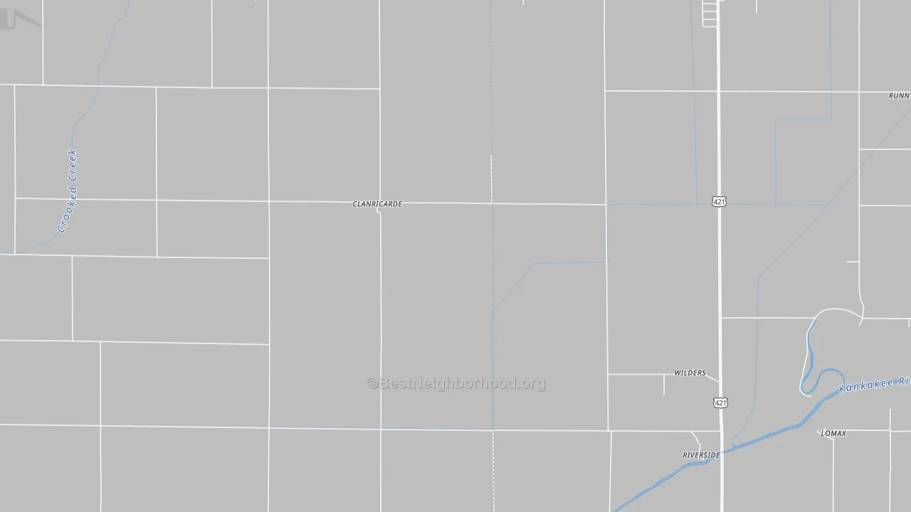 Transit Grade map of Wilders, IN